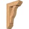Ekena Millwork Funston Slat Smooth Bracket w/ Offset Brace, Western Red Cedar, 7 1/2"W x 22"D x 34"H BKT0806X22X34FST06SWR - alternate 1